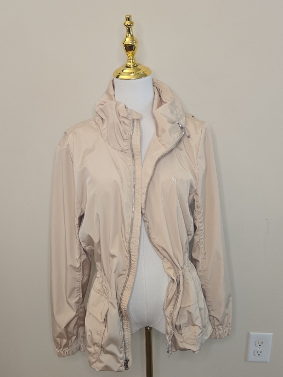 Ralph Lauren Jackets & Blazers - Ralph Lauren Golf Cream Windbreaker Adjustable‎ Waist Preppy Sport M